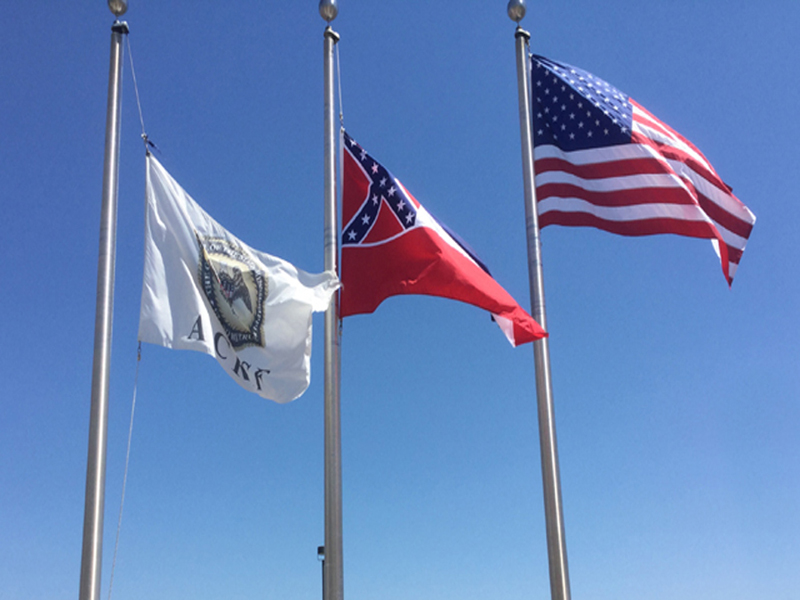 Alcorn County Correctional Facility 3 flags